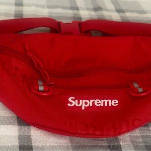 Supreme SS19 Red Waistband Day Bag Fanny Pack